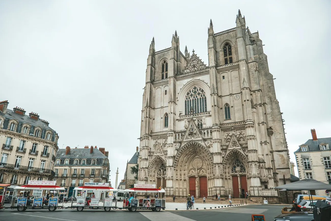 La cathédrale Saint-Pierre et le centre historique de Nantes